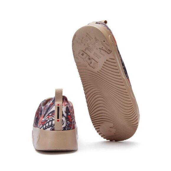 UIN Women's Walking Travel Shoes Slip On Sneakers (ANTIQUE MASK TOLEDO IX) - Picture 8 of 8